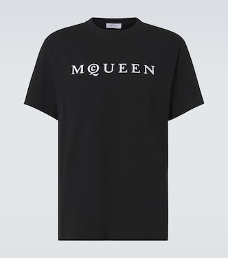 Logo cotton jersey T-shirt | McQueen