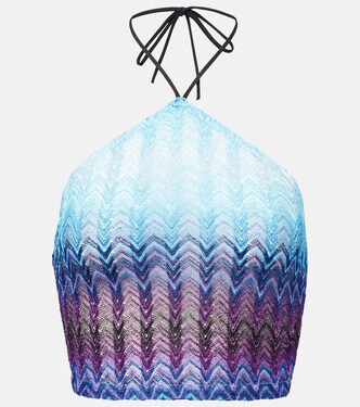Halterneck crop top | Missoni