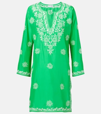 Tunique brodée en soie | Juliet Dunn