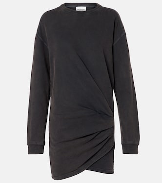 Pipper gathered cotton sweatshirt dress | Marant Etoile