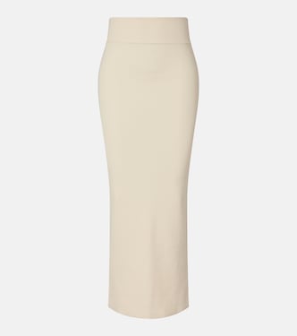 Knitted cotton column skirt | Wardrobe.NYC