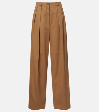 Igor cotton and cashmere wide-leg pants | The Row