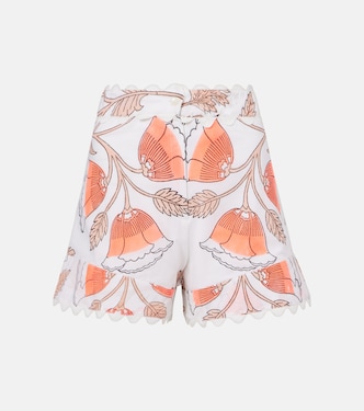 Floral cotton shorts | Juliet Dunn