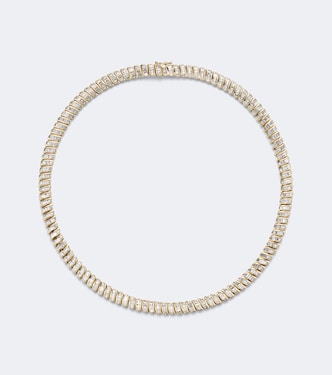 Choker Zoe aus 18kt Gelbgold mit Diamanten | Anita Ko