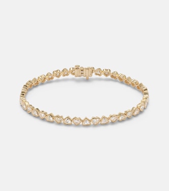 18kt gold bracelet with diamonds | Shay Jewelry