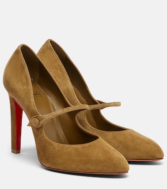 Mary Fannylove 100绒面革高跟鞋 | Christian Louboutin