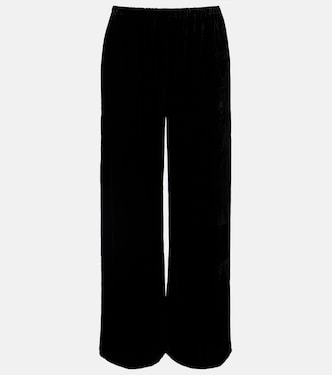 Austin velvet wide-leg pants | Asceno