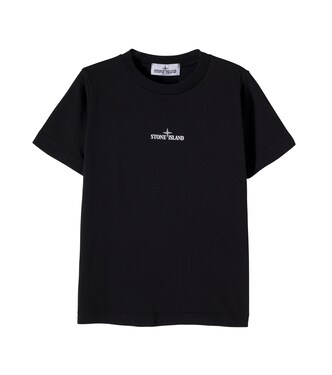 Logo cotton jersey T-shirt | Stone Island Junior