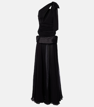 Abito lungo monospalla con cut-out | The New Arrivals Ilkyaz Ozel