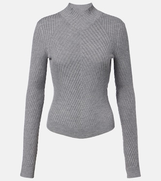 Georgia ribbed-knit wool top | Victoria Beckham