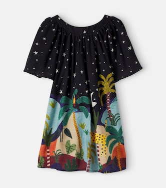 Printed cotton-blend dress | Fábula