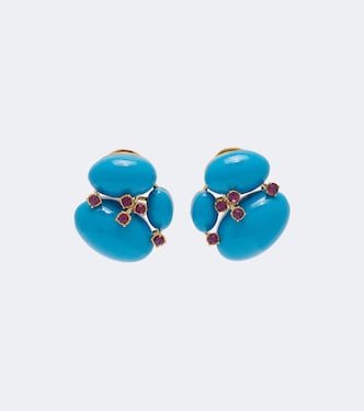 Crystal-embellished earrings | Oscar de la Renta