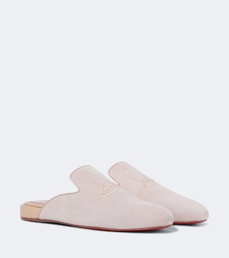 Navy Coolito Flat mules | Christian Louboutin