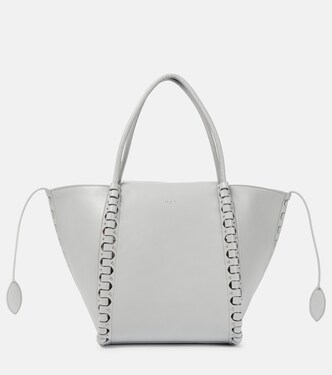 Hinge Medium leather tote | Alaïa