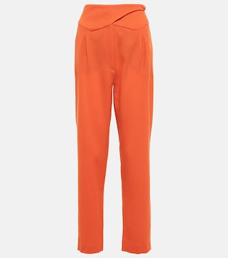 High-Rise Cropped-Hose aus Wolle | Blazé Milano