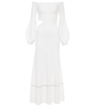 Robe midi Oskar à encolure bardot | Gabriela Hearst