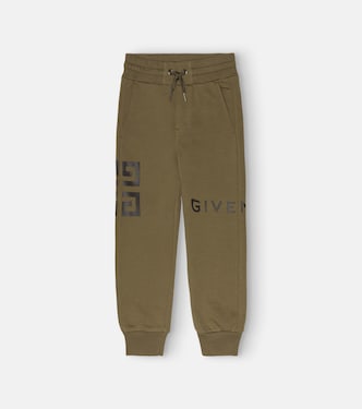 Logo cotton-blend sweatpants | Givenchy Kids