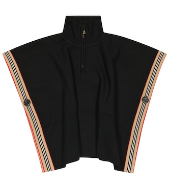 Wool-blend poncho | Burberry Kids