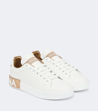 Portofino leather sneakers | Dolce&Gabbana