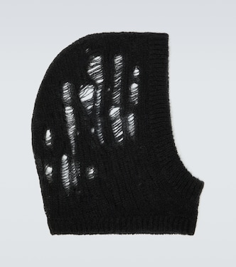 Distressed ski mask | Rick Owens