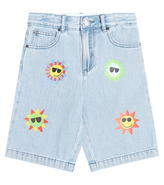 Embroidered denim shorts | Stella McCartney Kids