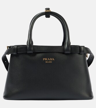 Borsa a spalla Prada Buckle Small in suede | Prada