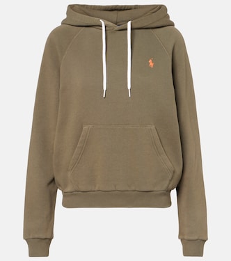 Cotton-blend jersey hoodie | Polo Ralph Lauren
