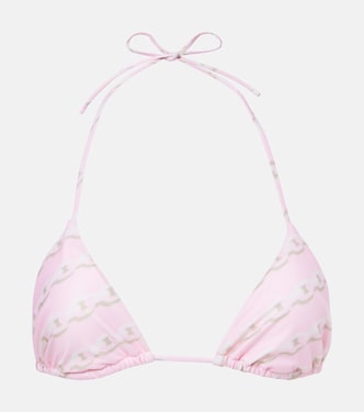 Printed bikini top | Versace