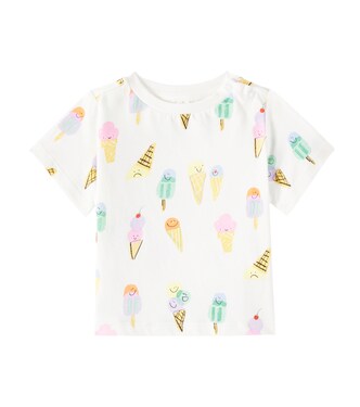 Baby printed cotton jersey T-shirt | Stella McCartney Kids