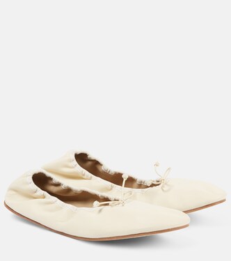 Leather ballet flats | The Row