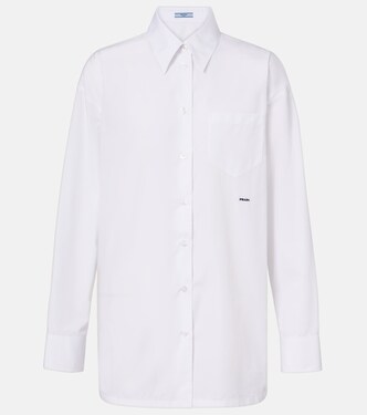 Cotton poplin shirt | Prada