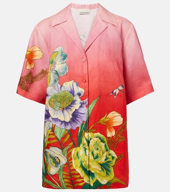 Inez floral linen shirt | Alémais