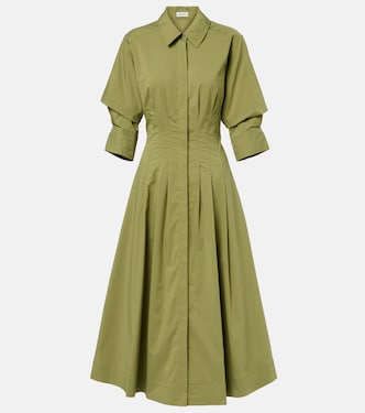Jazz cotton-blend poplin shirt dress | Simkhai