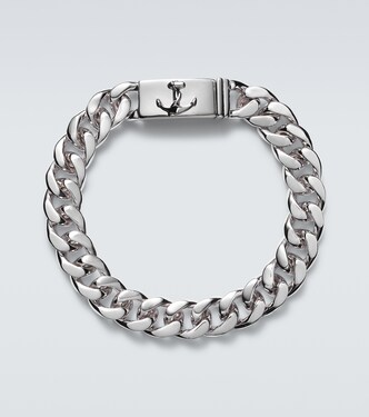Anchor Lock sterling silver chain bracelet | Mateo