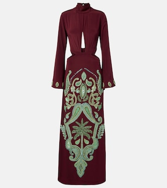 Aurora Magica beaded silk gown | Johanna Ortiz