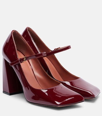 Charlotte 95 patent leather Mary Jane pumps | Amina Muaddi