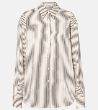 Peri striped poplin shirt | The Frankie Shop