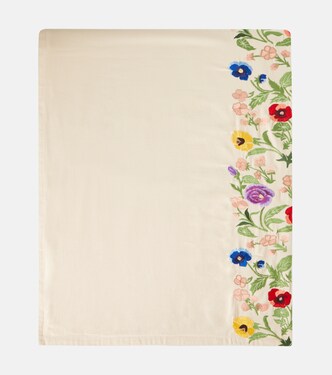 Embroidered cotton tablecloth | Les-Ottomans
