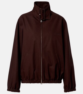 Cotton twill bomber jacket | Courrèges