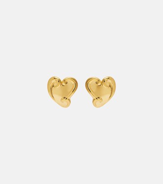 Swirl Heart clip-on earrings | Oscar de la Renta