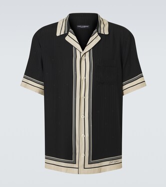Striped silk bowling shirt | Dolce&Gabbana