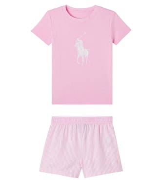 Bedruckter Pyjama aus Baumwoll-Jersey | Polo Ralph Lauren Kids
