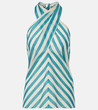 Alter Ego striped cotton voile top | Eres