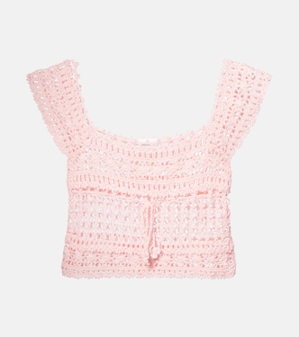 Cropped-Top Deauville aus Häkelstrick | Anna Kosturova