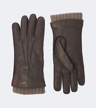 Gants en cuir et cachemire | Canali