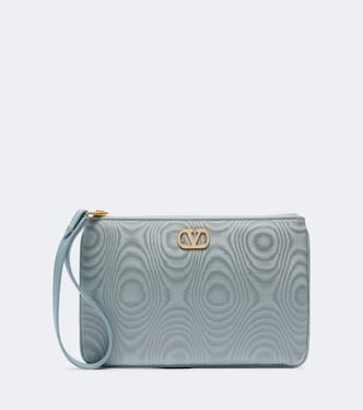 Clutch VLogo Signature Small mit Kristallen | Valentino Garavani