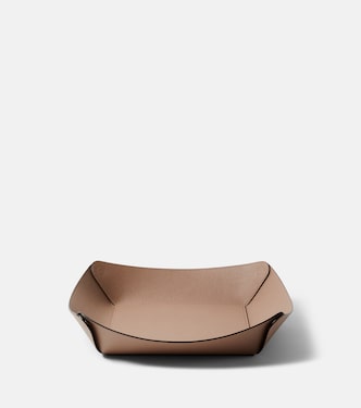 Vide-poches Safran Large en cuir | Giobagnara