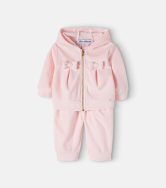 Baby cotton-blend hoodie and sweatpants set | Tartine et Chocolat