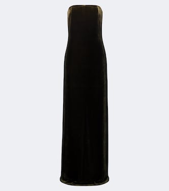 Velvet bustier gown | Ralph Lauren Collection