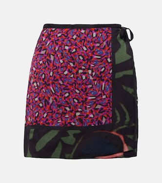 Gabrinas printed wrap miniskirt | Dries Van Noten